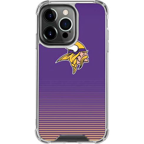 NFL Minnesota Vikings Breakaway iPhone 15 Pro Clear Case